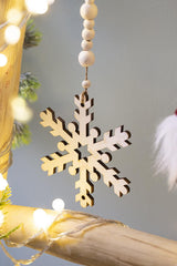 9.8x4.7" Snowflake Ornament, Hanging Home Decor Accents for Christmas Tree, Holiday Display, Set of 12