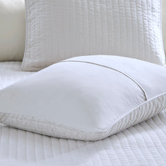 3 Piece Quilt Set White Full/Queen
