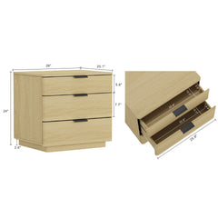Nightstand in Natural Oak