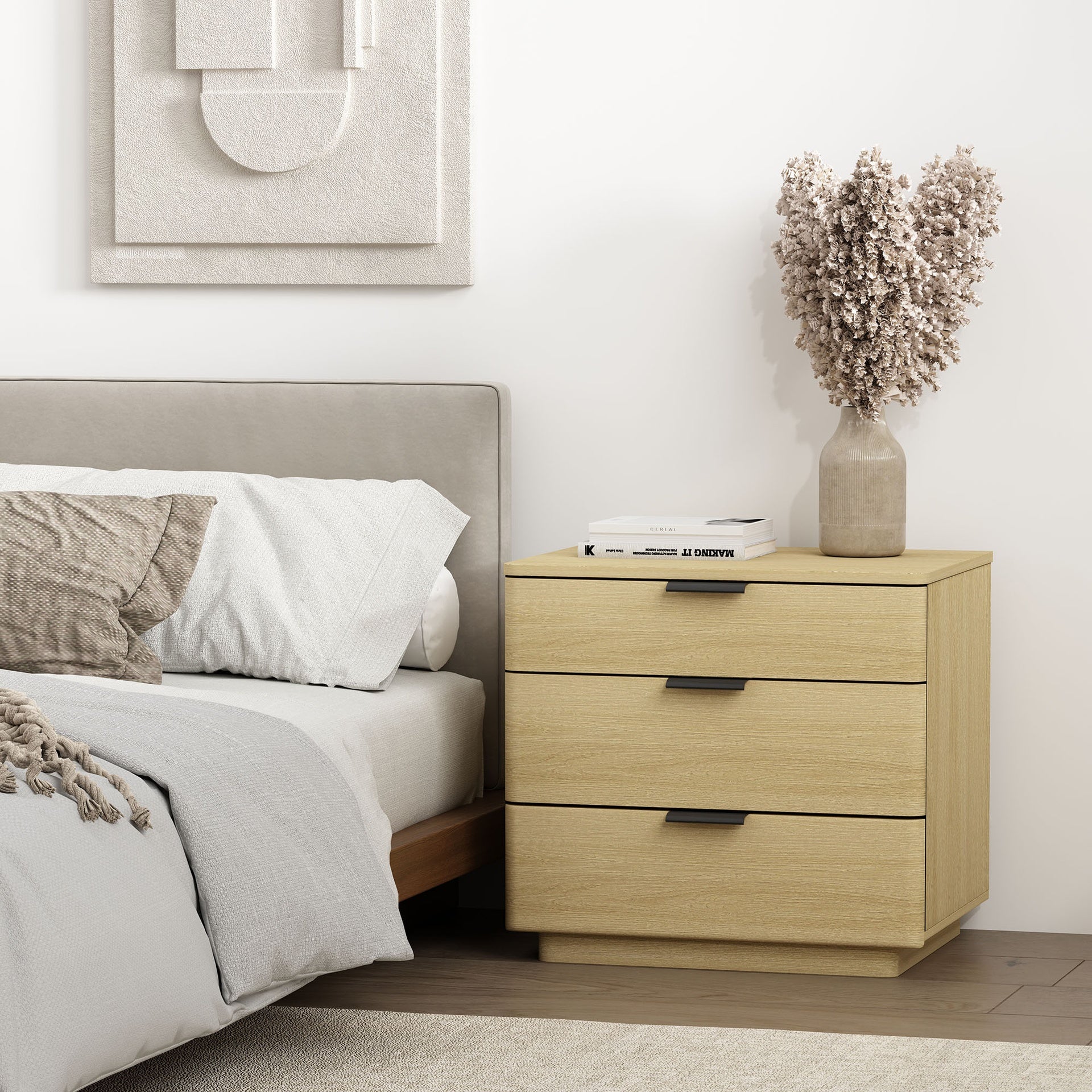 Nightstand in Natural Oak
