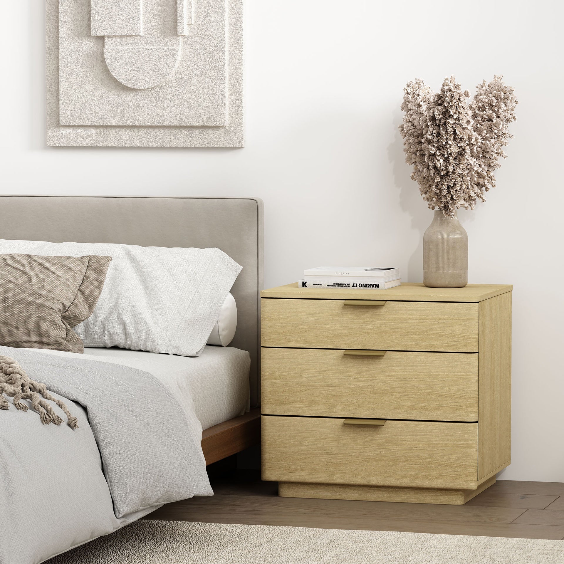 Nightstand in Natural Oak