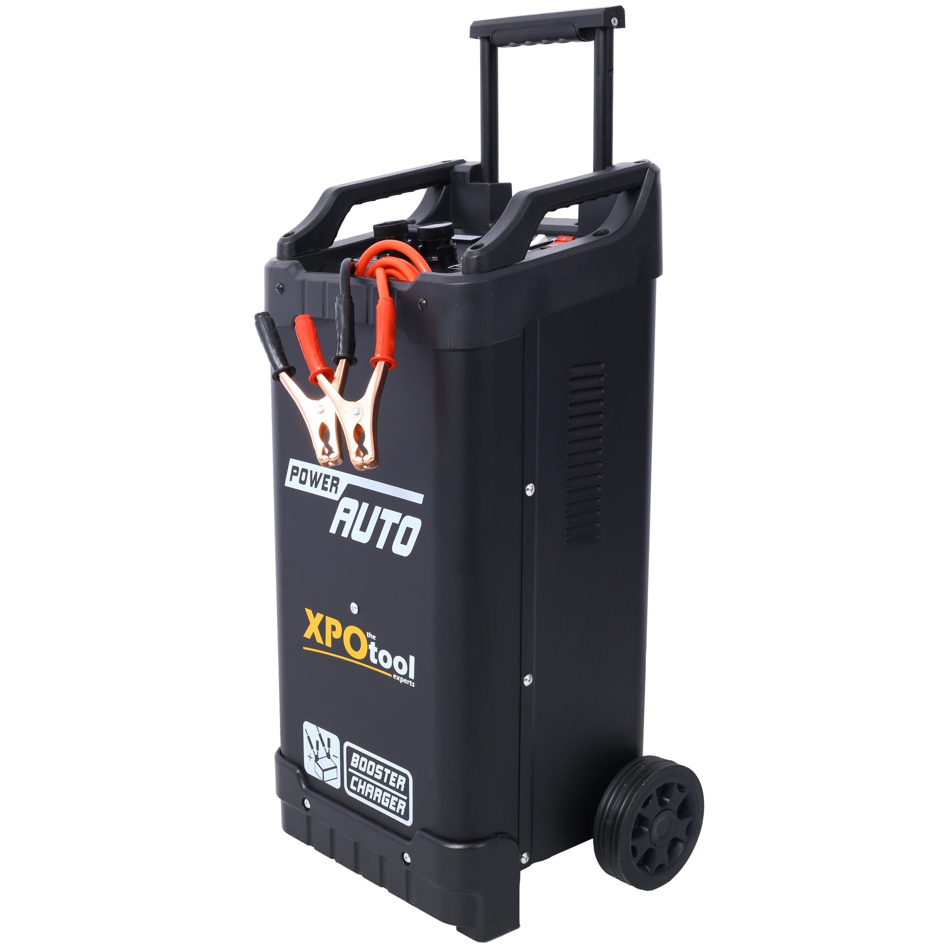 12V & 24V Wheeled  Battery Charger Fully Automotive Battery Maintainer Jump Starter Dial Display Telescopic Handle