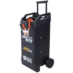 12V & 24V Wheeled  Battery Charger Fully Automotive Battery Maintainer Jump Starter Dial Display Telescopic Handle