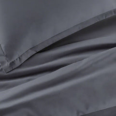 Serta Simply Clean Solid Duvet cover Grey King