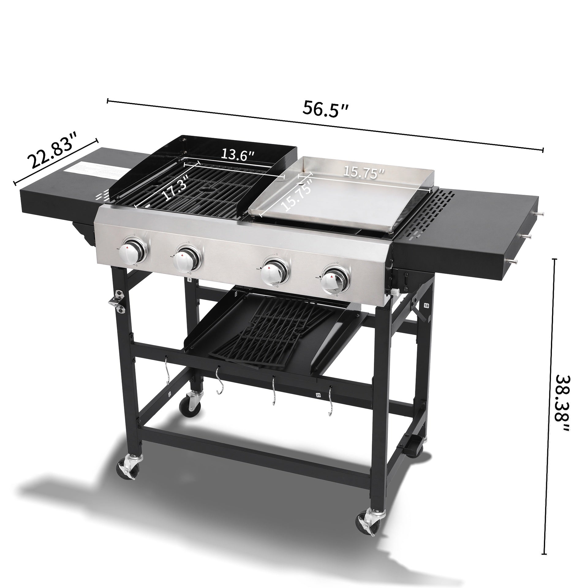 2+2 PLANCHA, GAS GRILL