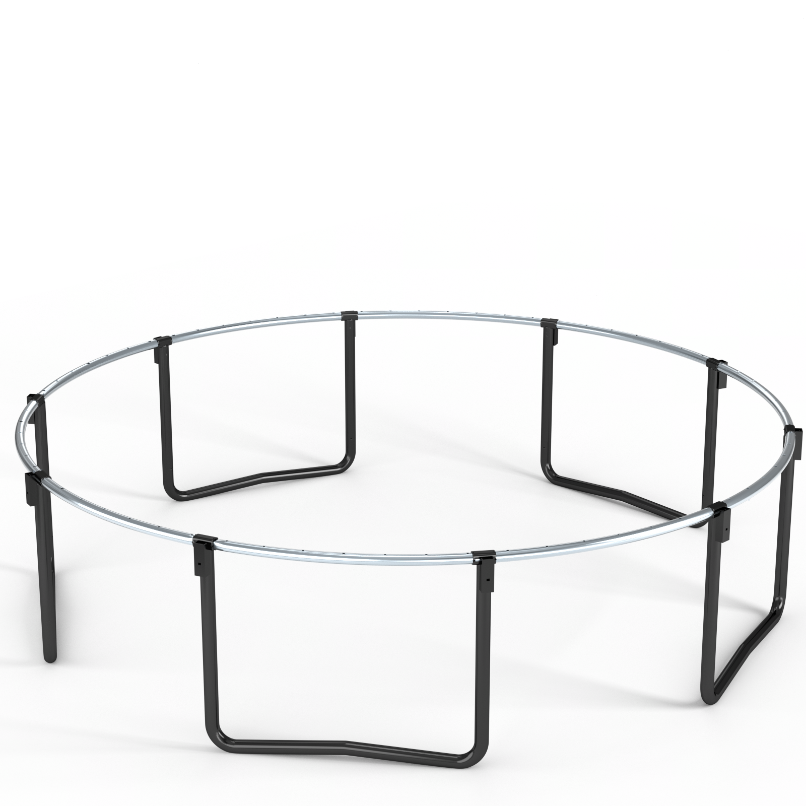 YC 12FT trampoline Pumpkin- Black Red