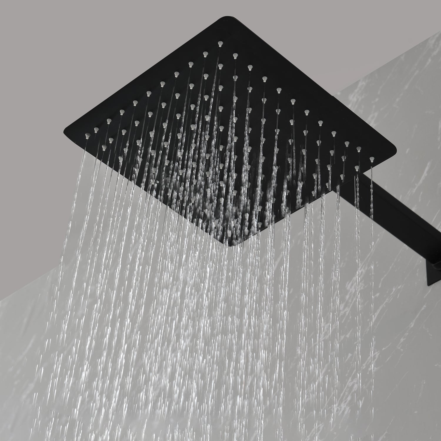10" Wall Mount Rainfall Square Shower Head