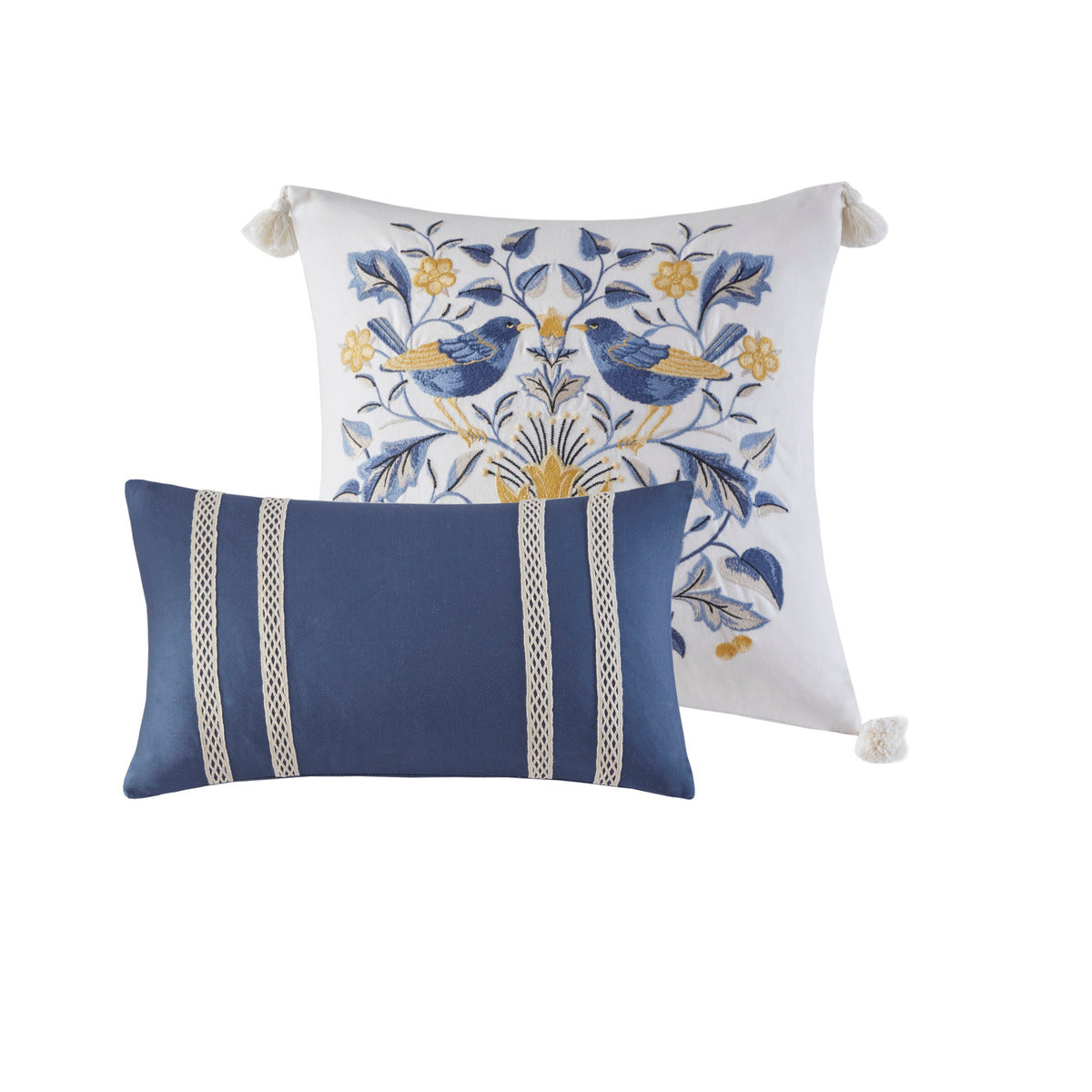 6 Piece Cotton Comforter Set Multi King
