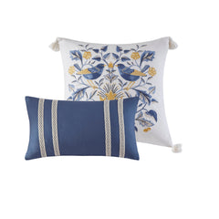 6 Piece Cotton Comforter Set Multi King