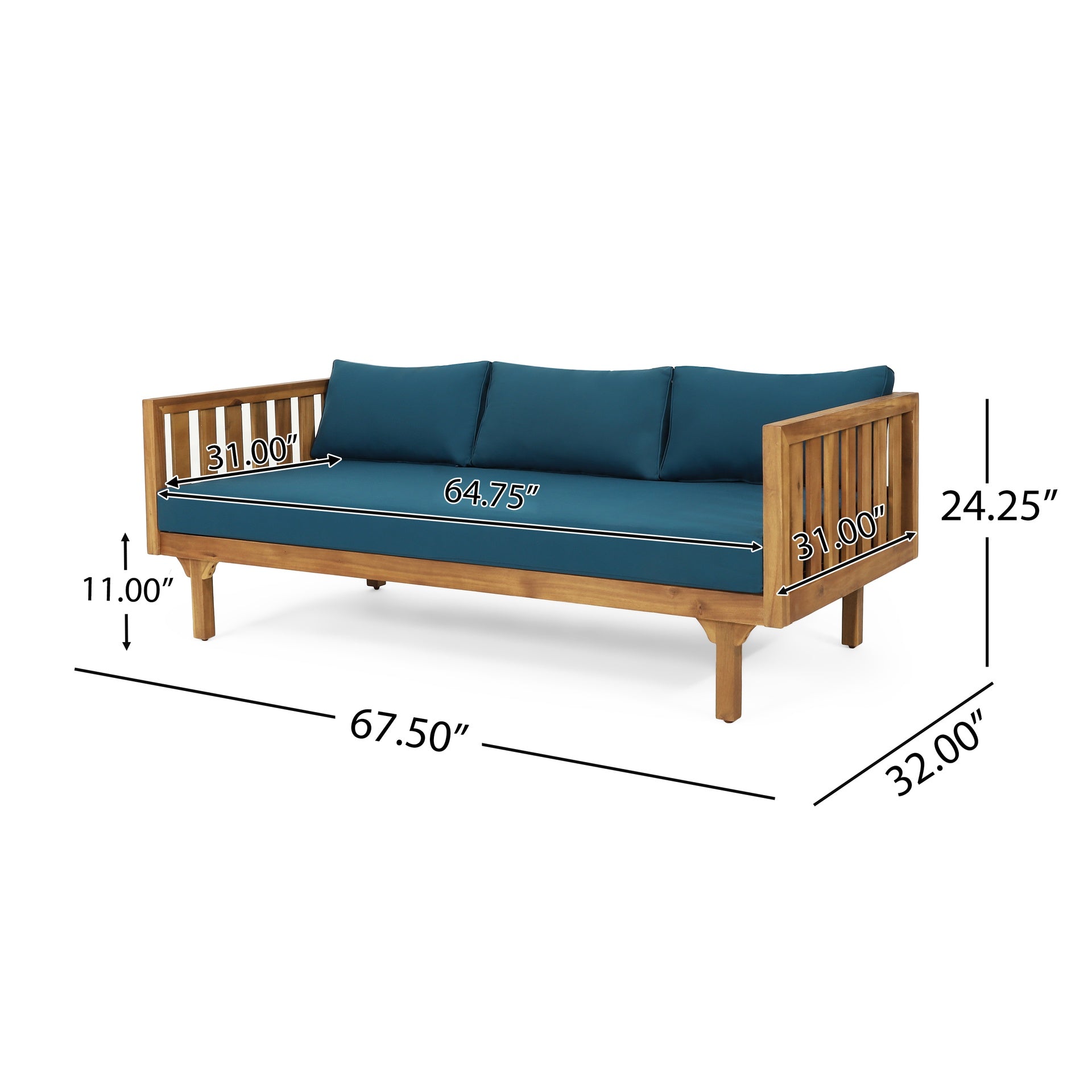 CLAREMONT 3 SEATER DAYBED