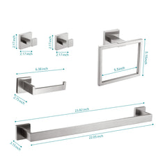 5 - Piece Bathroom Hardware Accessories Set