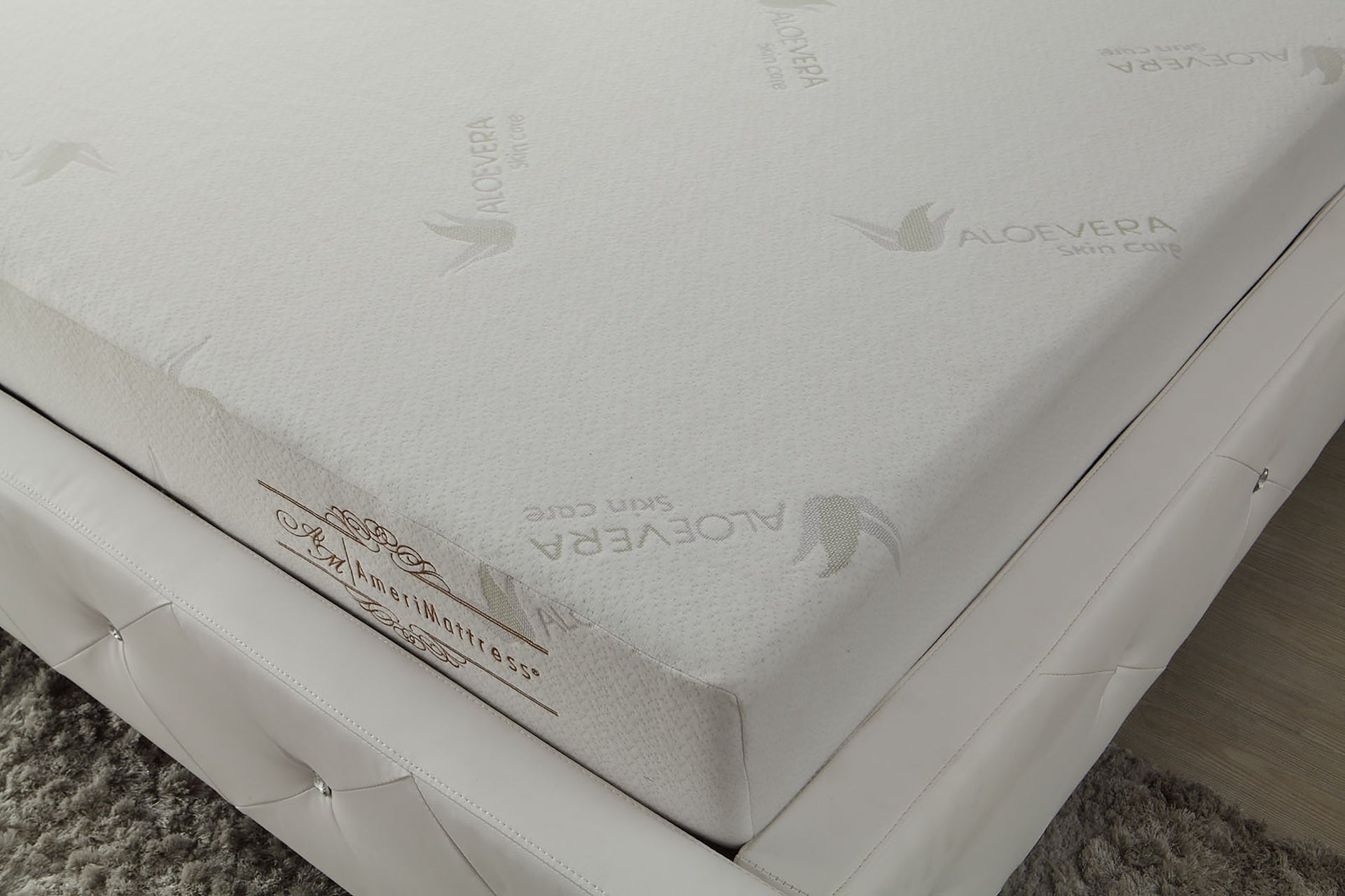 LOVE-Infused Memory Foam Twin Mattress: 3-layer extra firm support, stretch knit cover, roll-compressed in a box. Cooling aloe infusion for comfy, supportive sleep