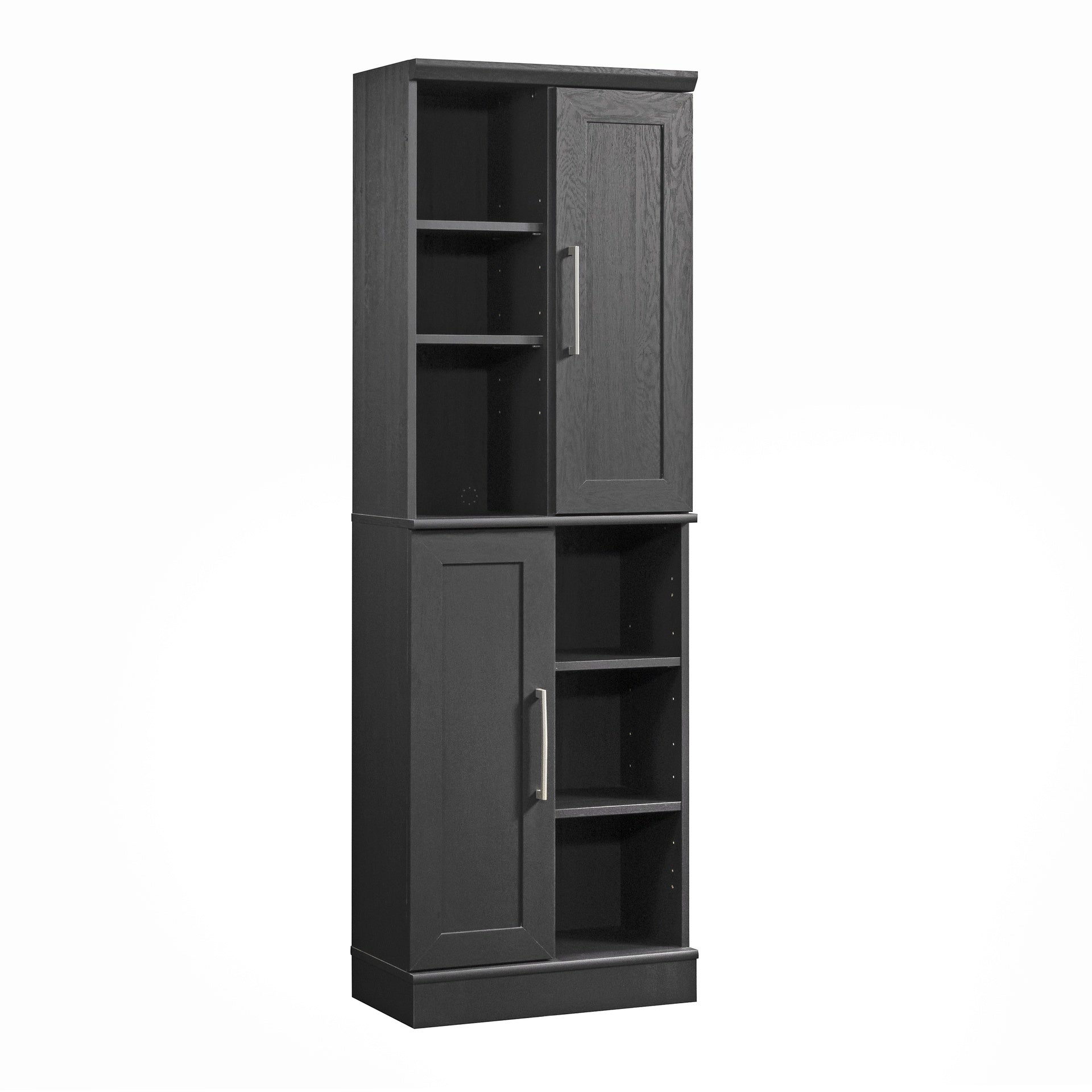 Storage Cabinet with Multipurpose Storage, Black Brown finish