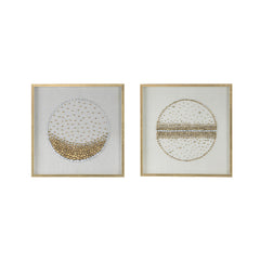 27.6x27.6" Shadow Box Wall Décor, Home Decor for Living Room, Dining Room, Bedroom, Hallway, Set of 2