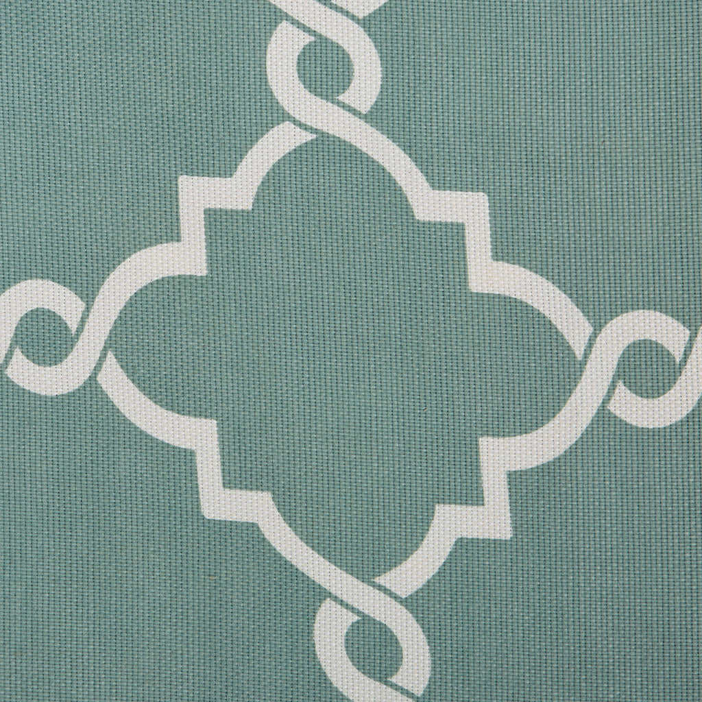Fretwork Print Grommet Top Window Curtain Panel(Only 1 Pc Panel)