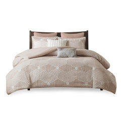Full/Queen Cotton Jacquard Duvet Cover Set