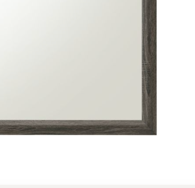Valdemar Weathered Gray Finish Mirror
