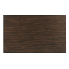 Dark Cherry Finish Dining Table with 4 Drawers 1pc Transitional Style Wooden Funiture Dining Kitchen Table