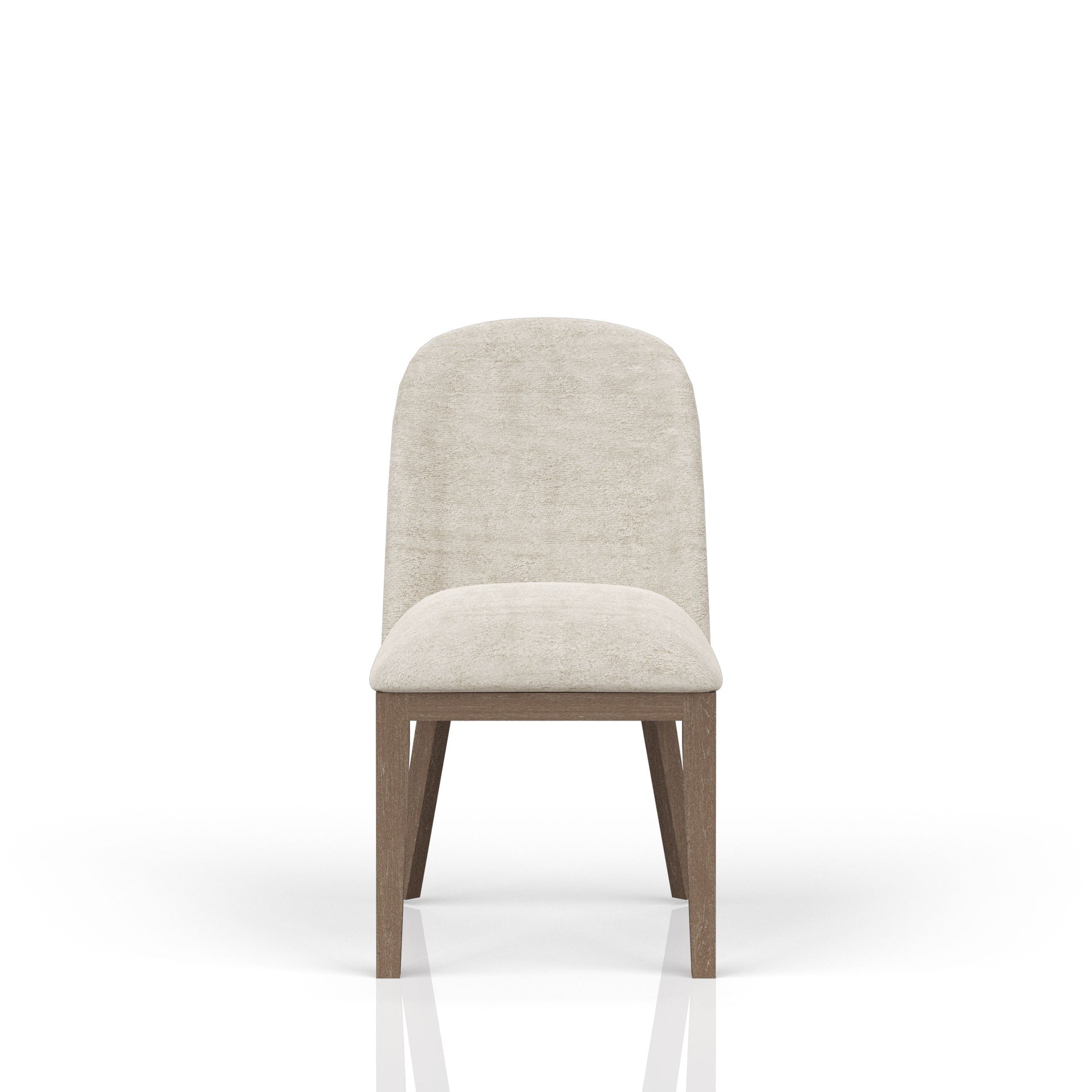 Cocoa and Ivory Shelter Upholstered Chair (Set of 2)