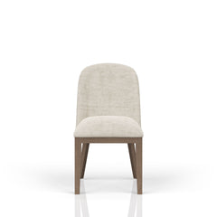 Cocoa and Ivory Shelter Upholstered Chair (Set of 2)