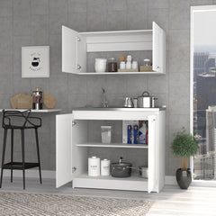 Perseus Cabinet Set, Two Parts Set