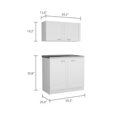 Perseus Cabinet Set, Two Parts Set