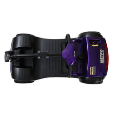 Four wheels Compact Travel Mobility Scooter with 300W Motor for Adult-300lbs, Dark Purple