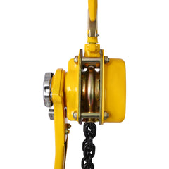 Lever Chain Hoist  1 1/2 Ton 3300LBS Capacity 5 FT Chain Come Along with Heavy Duty Hooks Ratchet Lever Chain Block Hoist Lift Puller