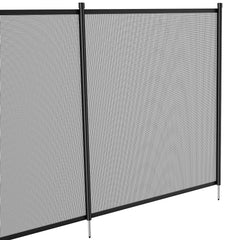 Pool Fence, 4 x 72 FT Pool Fences for Inground Pools, Removable Child Safety Pool Fencing, Easy DIY Installation Swimming Pool Fence, 340gms Teslin PVC Pool Fence Mesh Protects Kids and Pets