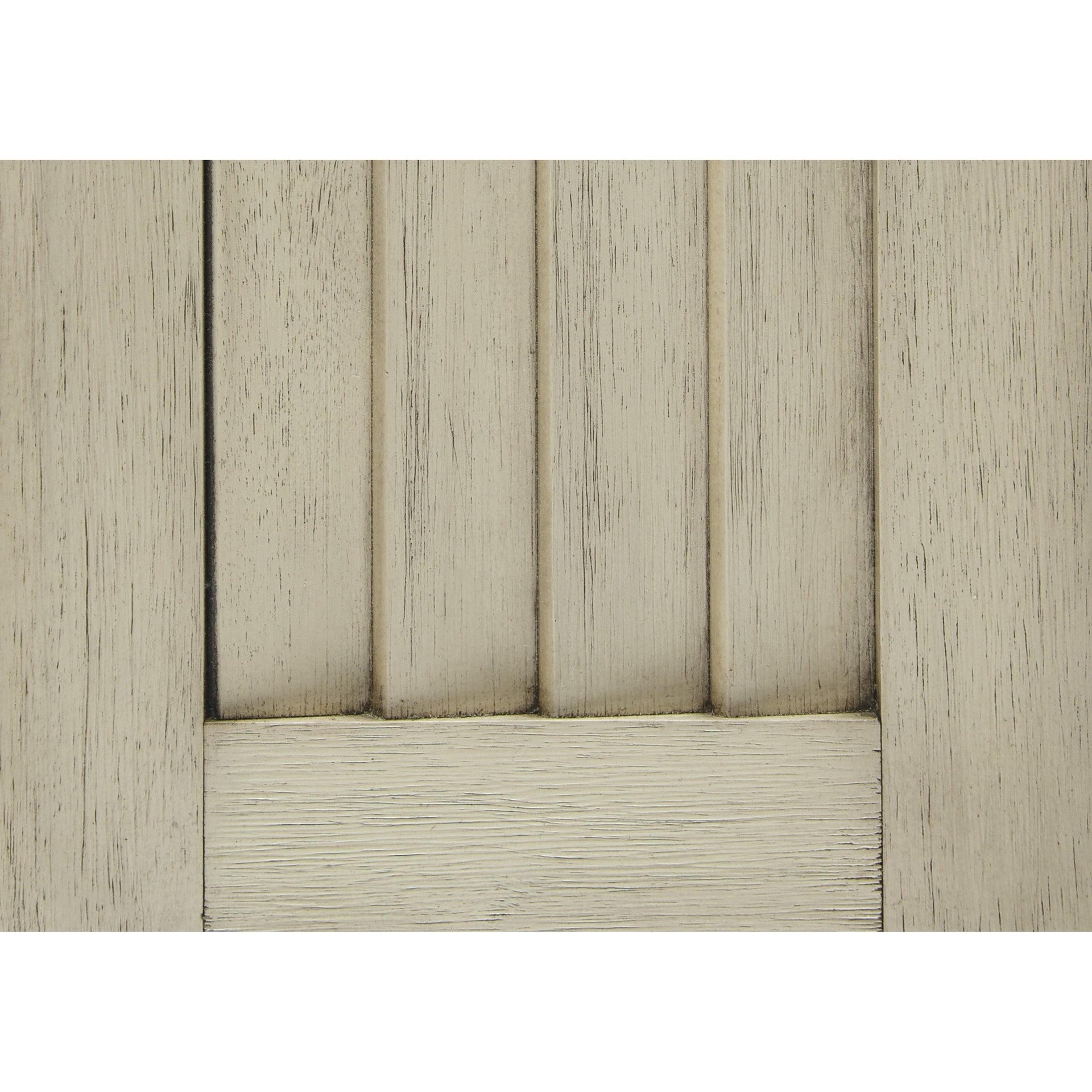 Wali 44 Inch Bench with Lift Top Storage, Cushioned Seat Antique White