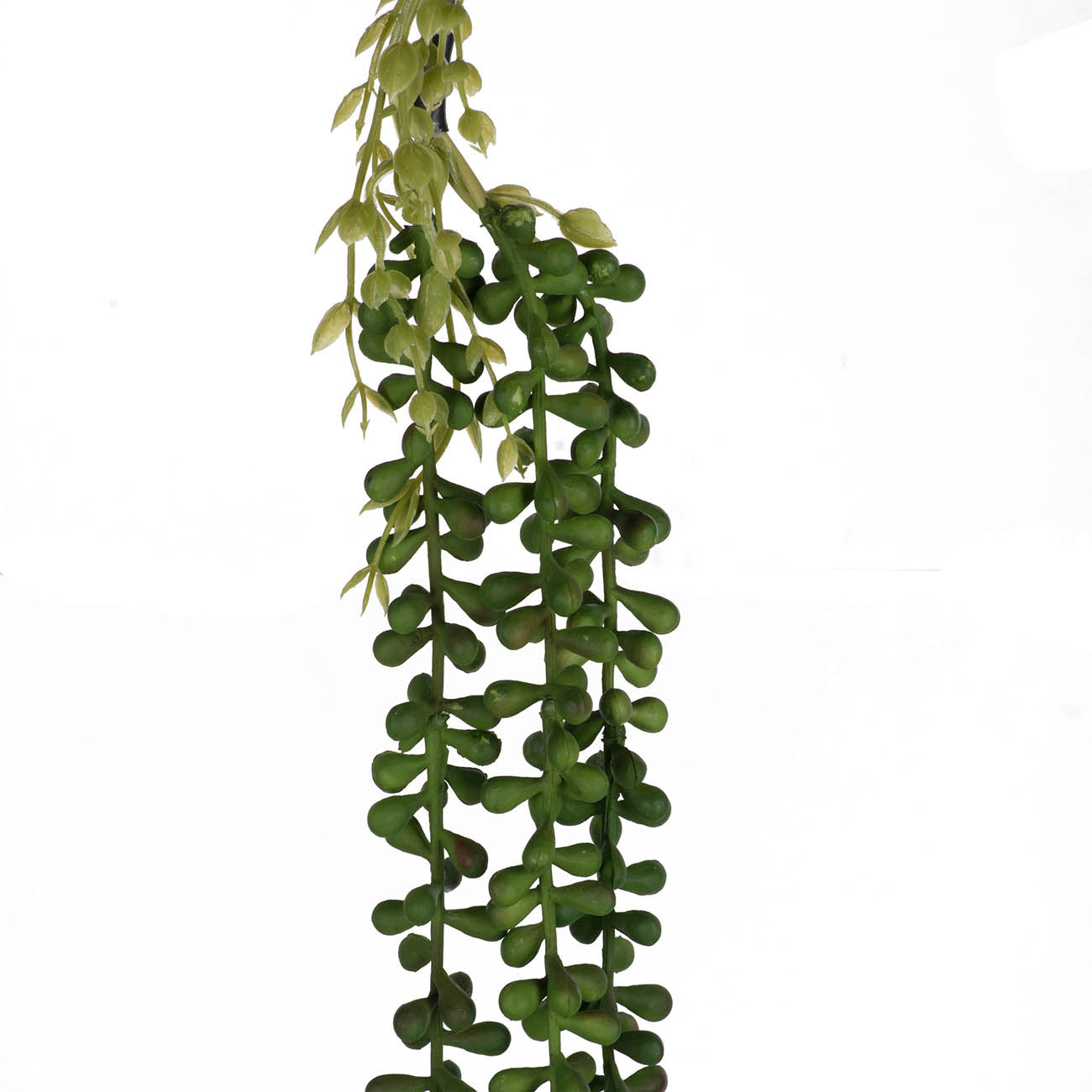 27.2 x 3.5 x 2" Faux Bead Grass 3-Strand Stem-Dark Green,4 Pack