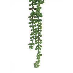 27.2 x 3.5 x 2" Faux Bead Grass 3-Strand Stem-Dark Green,4 Pack