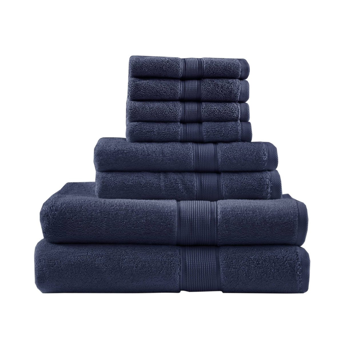 Ultra-Soft 100% Cotton Absorbent Towel Set 8-Piece