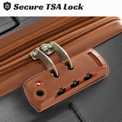 Hardshell ABS Luggage Sets 2 Piece Suitcase Set Expandable with TSA Lock Spinner Wheels for Men Women