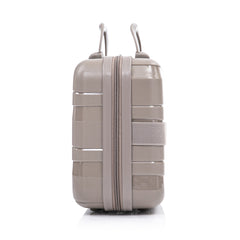 14"/20"/24"/28"  4 pcs/set in PP Spinner Wheel Luggage, Carry on Suitcase, Iron Pull Rod, Combination Password Lock, 14" Cosmetic Case (Champagne)