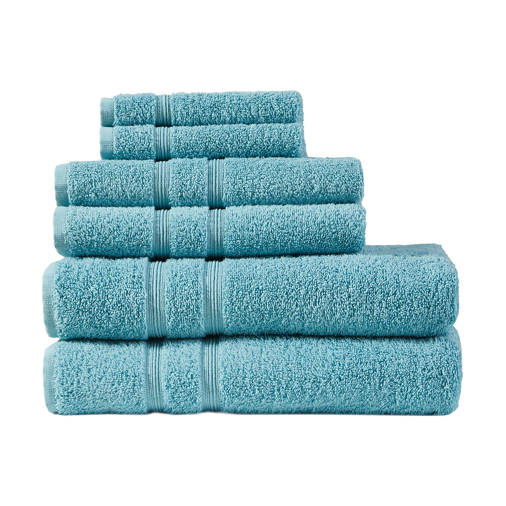 100% Turkish Cotton 6 Piece Towel Set