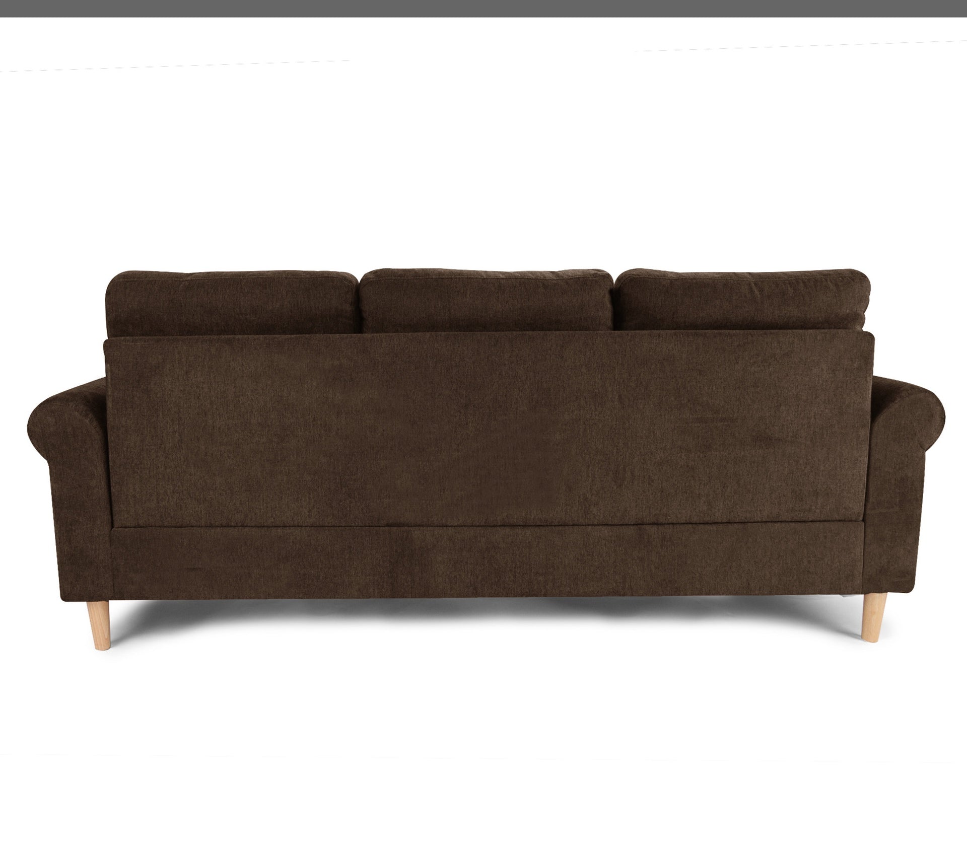 Reversible Sectional Set W/ 2 Accent Pillows in Tan