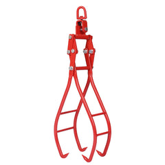 4 Claw Timber Log Lifting Logging Tongs Grabber Tong 36"