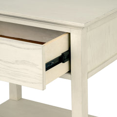 Victoria Bedside Table Antique Cream