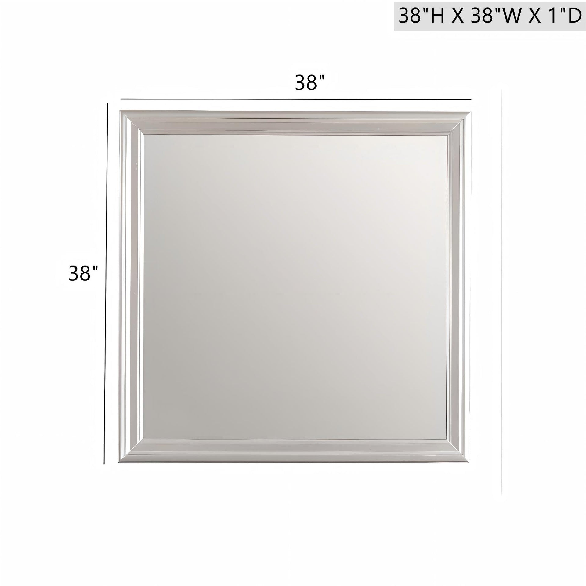 Lorana G6500-M Mirror , Silver Champagne