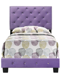 Charming Purple Twin Bed For Stylish Spaces