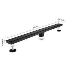 30 Inches Linear Shower Drain, Included Hair Strainer and Leveling Feet
