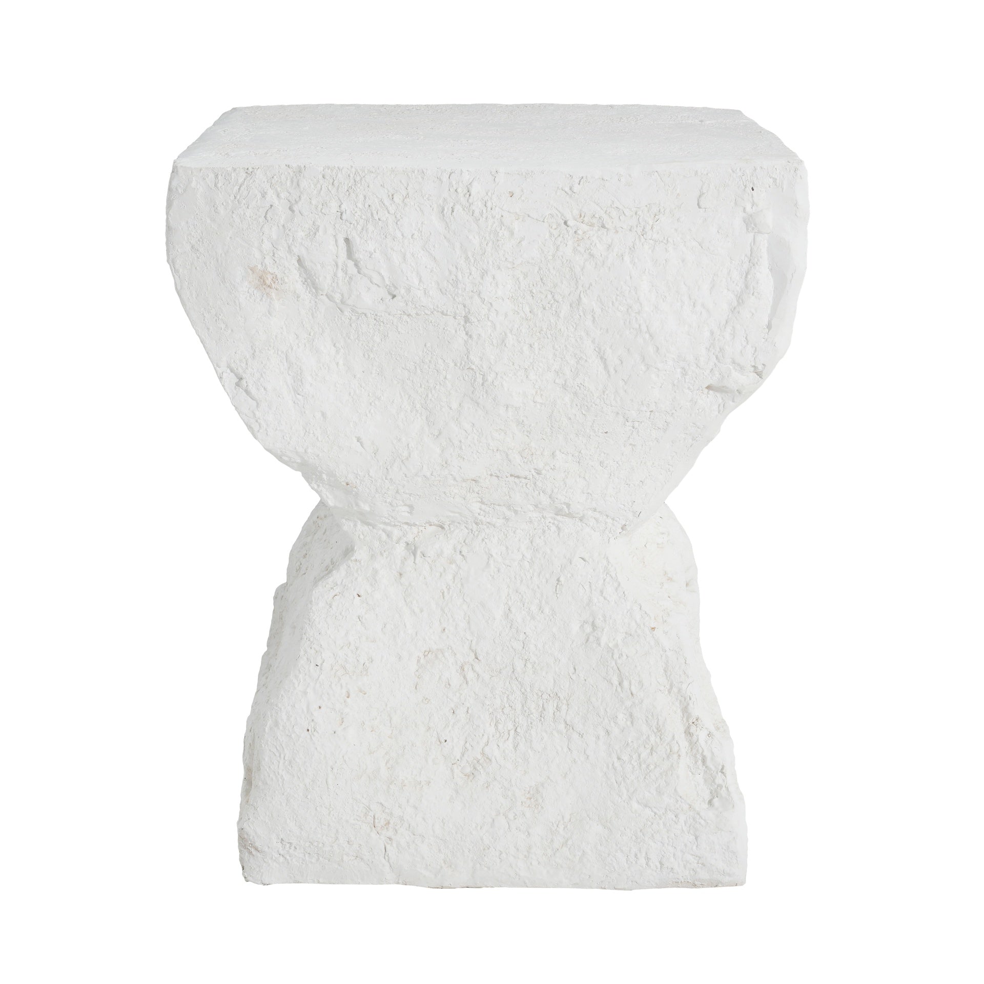 Cleo Outdoor Paito Modern Minimalist MGO Side Table, White