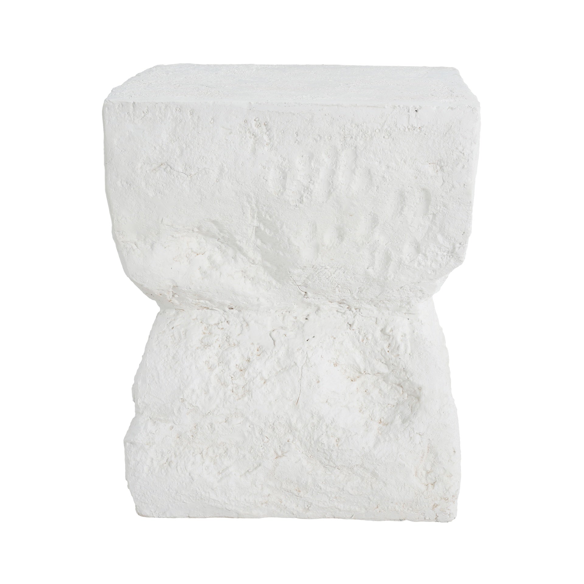 Cleo Outdoor Paito Modern Minimalist MGO Side Table, White