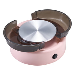 Mini Pottery Wheel Electric Clay Wheel for Kids 6 inch Turntable Pink