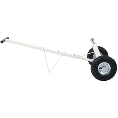 Trailer Dolly with Pneumatic Tires - 600 Lb. Maximum Tongue Weight Capacity, gray color