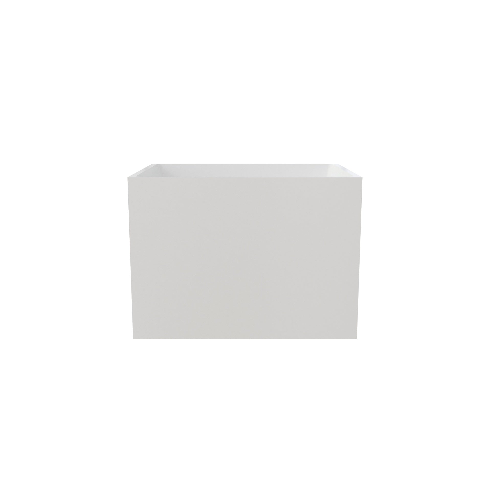 35" Free Standing Soaker Acrylic Bath-tubs, Rectangular Shape Soaker Hot Tub (White)