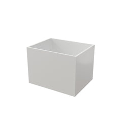 35" Free Standing Soaker Acrylic Bath-tubs, Rectangular Shape Soaker Hot Tub (White)
