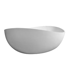 63" Premium Solid Surface Deep Soaking Bathtub