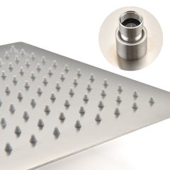 Rain Shower Head High Pressure Rainfall Showerhead Water Saving